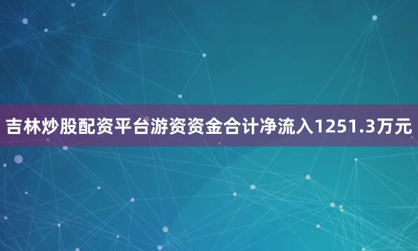 吉林炒股配资平台游资资金合计净流入1251.3万元