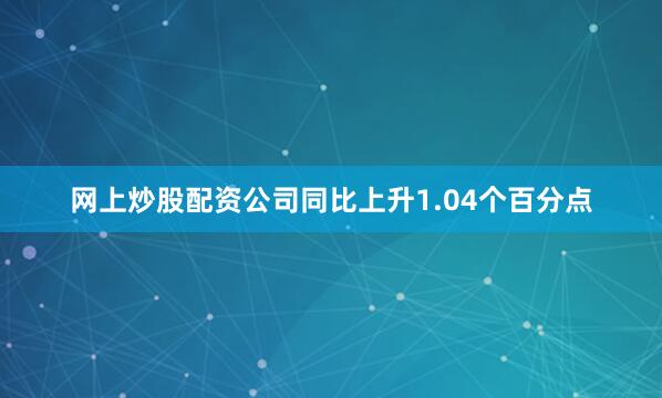 网上炒股配资公司同比上升1.04个百分点
